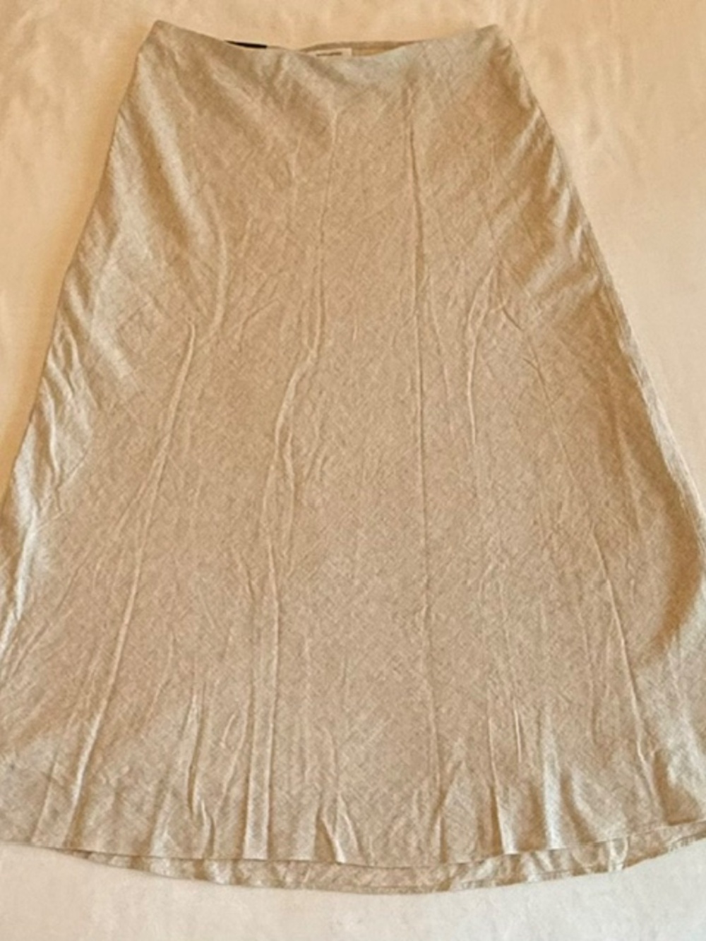 NWT Banana Republic Linen Blend Midi Skirt in Flax Size M - Picture 3 of 11